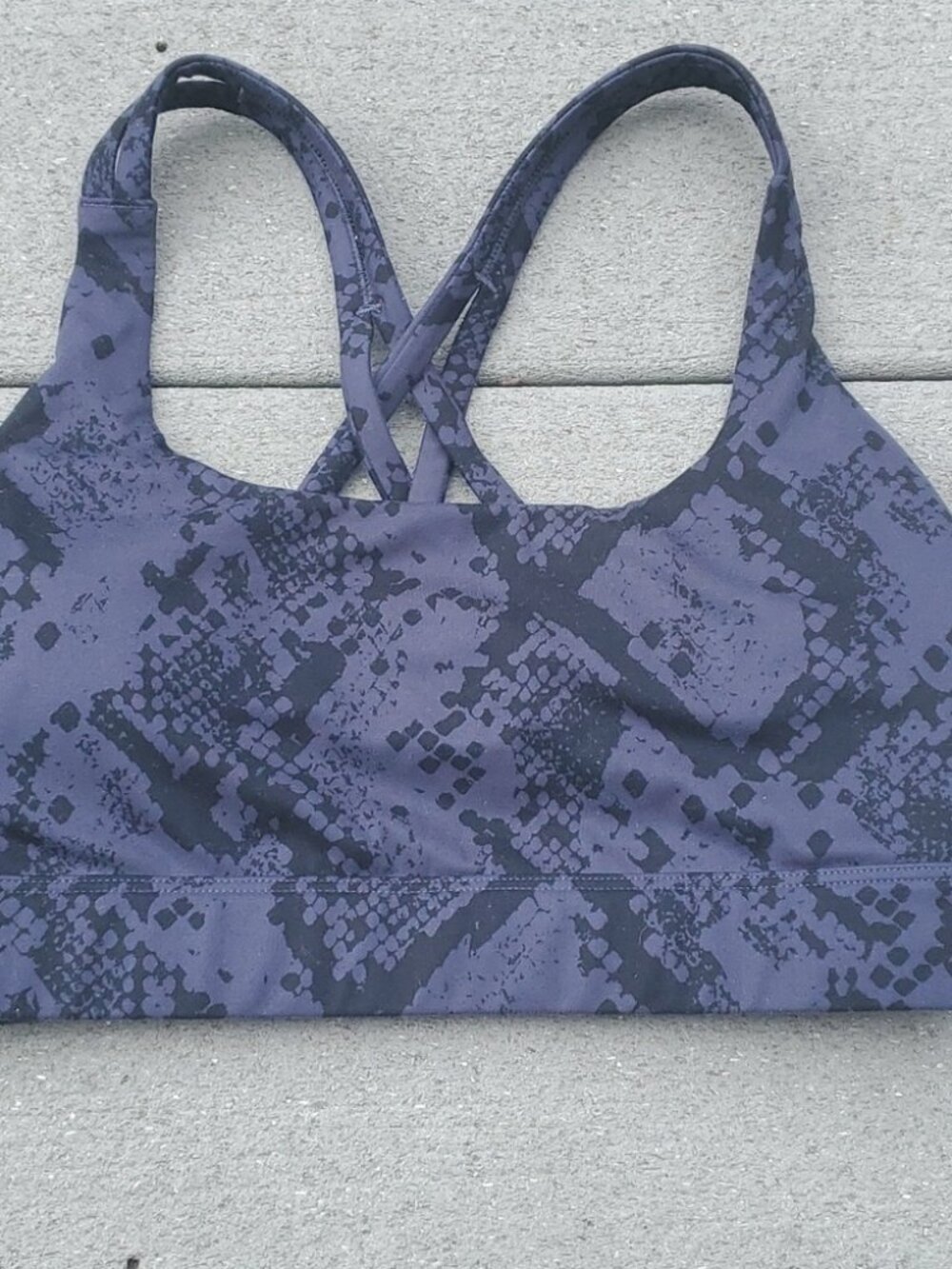 JoyLab Snake Print Crossback Sports Bra | JoyLab Snake Print Sports Bra XS